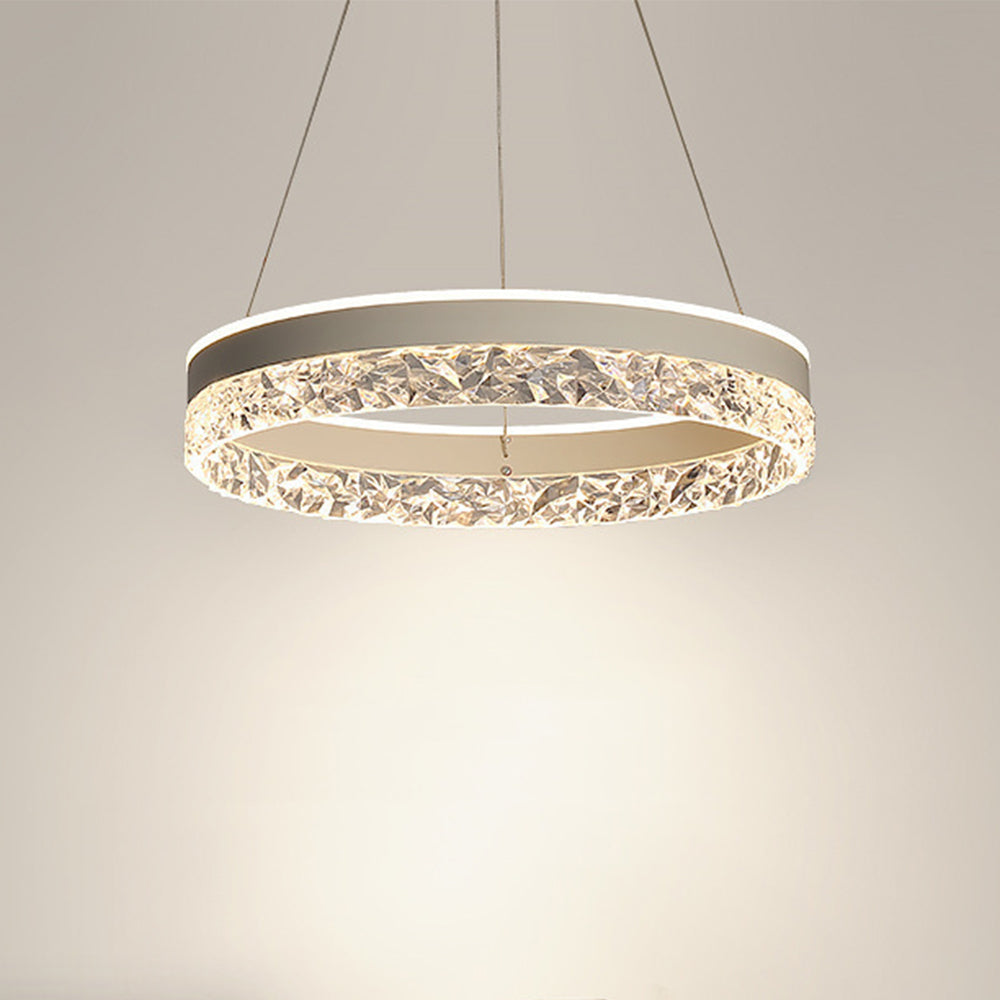 Lámpara Colgante Circular LED de Lujo Ligero – Diseño Minimalista y Eficiente 5