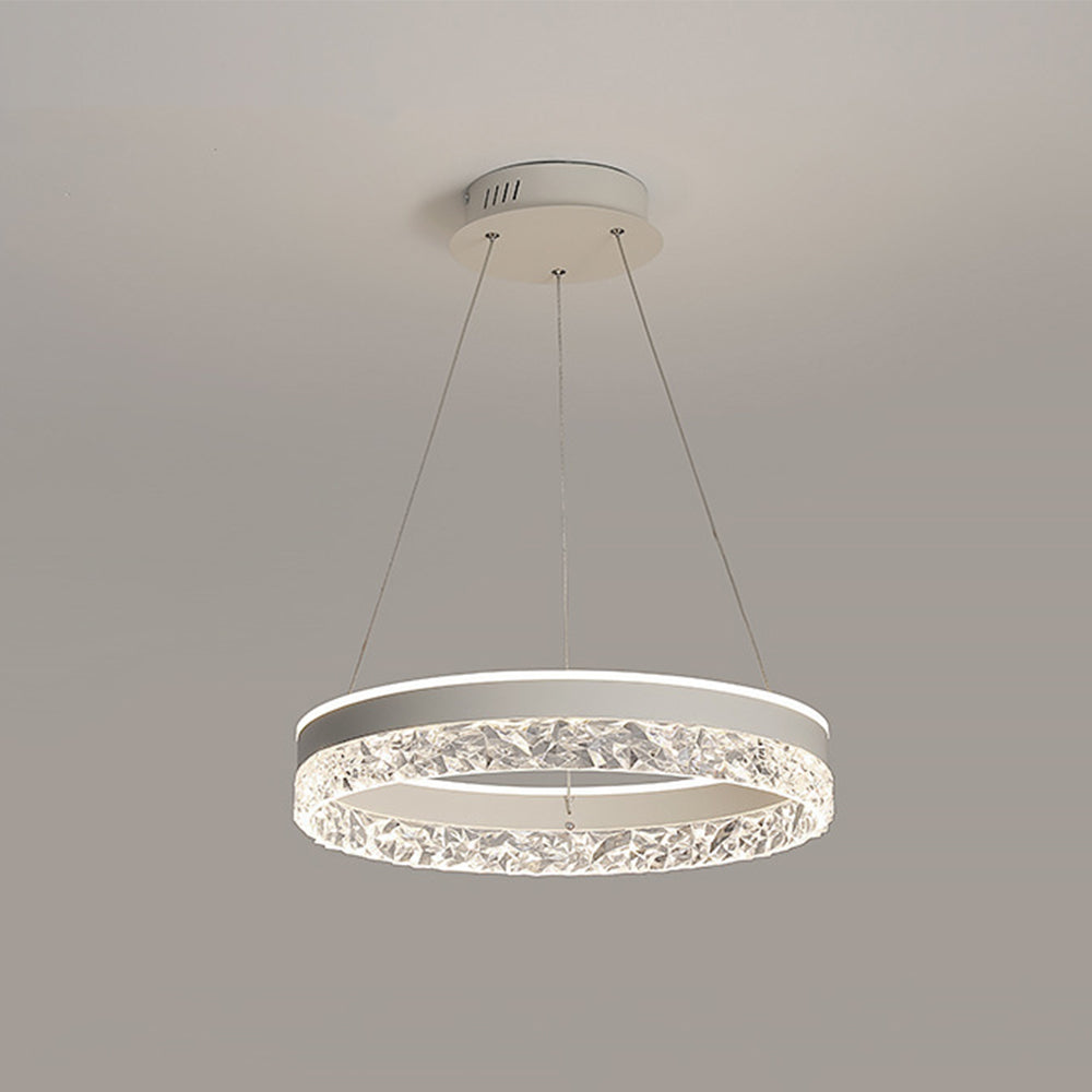 Lámpara Colgante Circular LED de Lujo Ligero – Diseño Minimalista y Eficiente 7