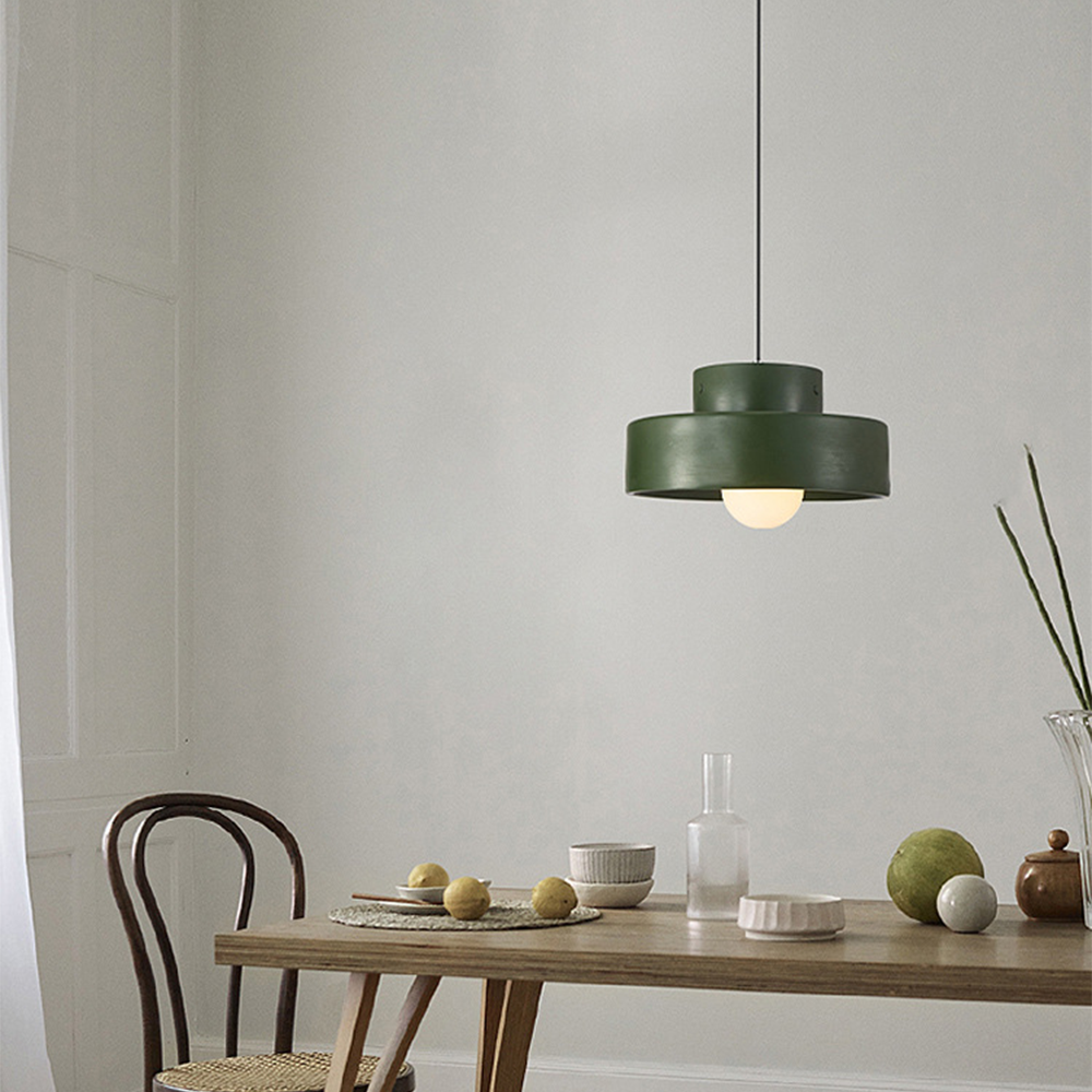 Lámpara Colgante Geométrica Nórdica de Metal y Resina – Diseño Elegante para Cocina y Comedor 6