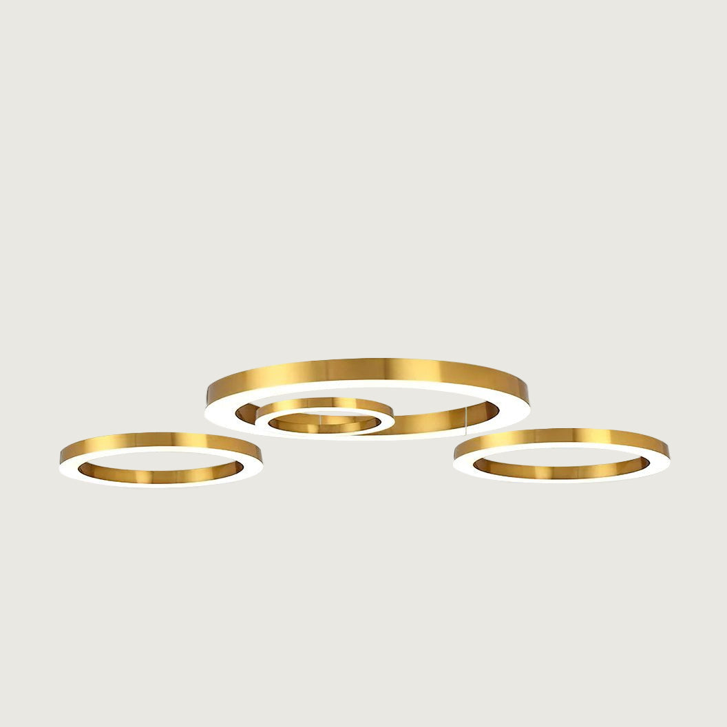 Lámpara Colgante LED Circular para Techo, Difusor de Acrílico, Varios Tamaños y Acabados, Ideal para Ambientes Elegantes 1