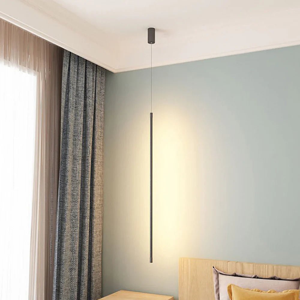 Lámpara Colgante LED Minimalista de Aluminio para Techo Moderno – Diseño Elegante y Eficiente Energéticamente 1