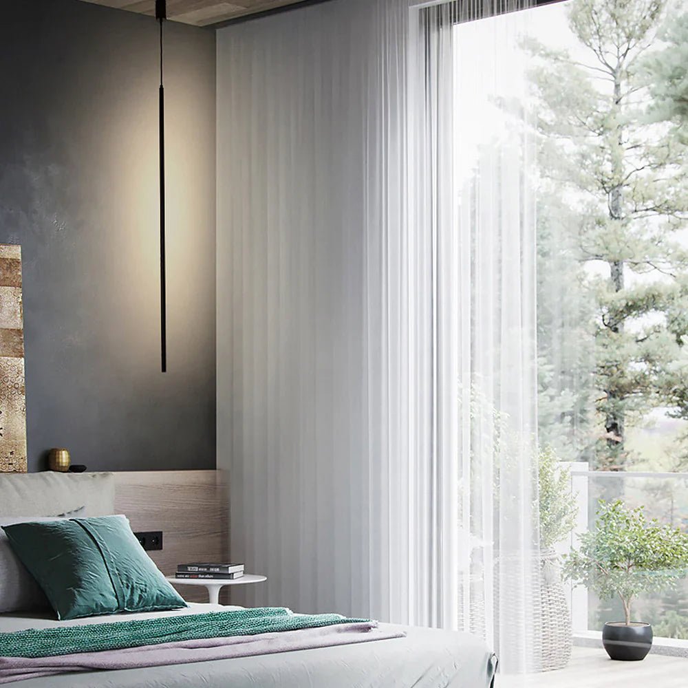 Lámpara Colgante LED Minimalista de Aluminio para Techo Moderno – Diseño Elegante y Eficiente Energéticamente 2