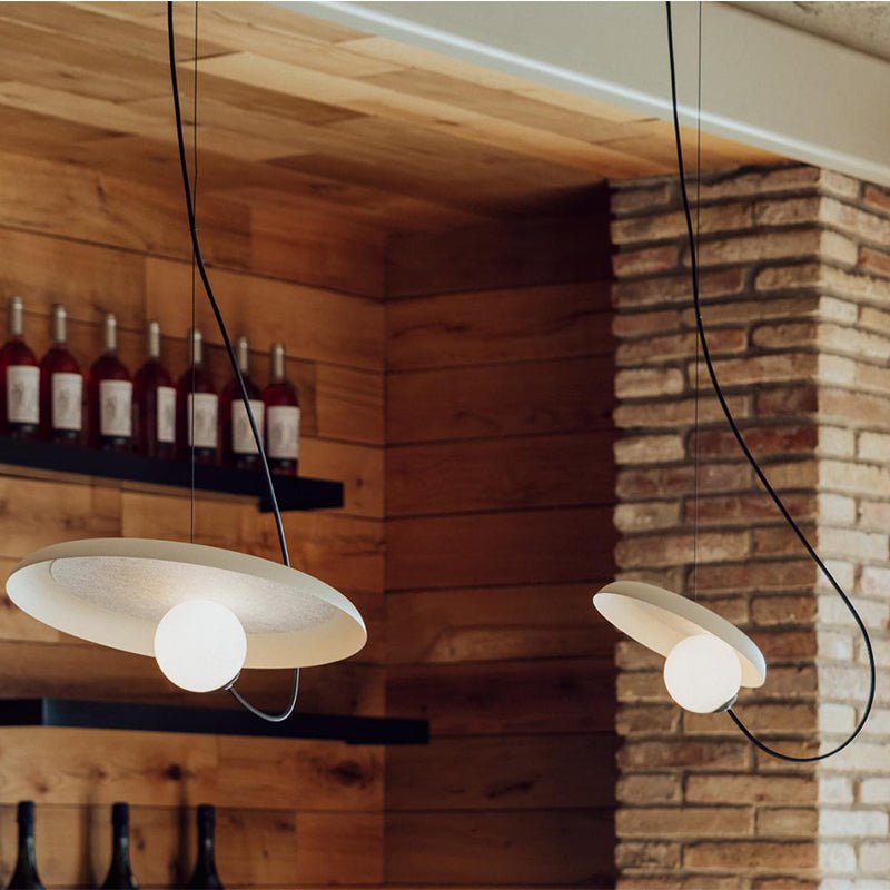 Lámpara Colgante LED Moderna de Aluminio con Diseño Artístico – Lámpara de Techo E27 para Hogar y Restaurante 4