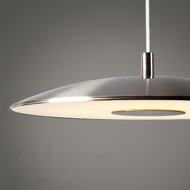 Lámpara Colgante LED Moderna de Hierro Níquel para Techo - Iluminación Decorativa para Interiores 2