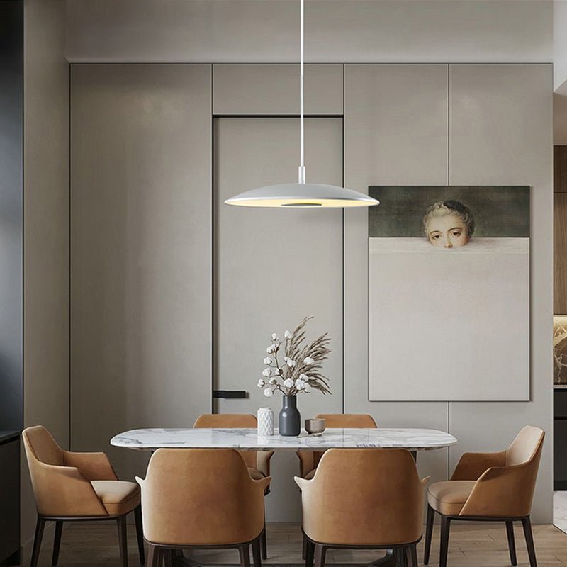 Lámpara Colgante LED Moderna de Hierro Níquel para Techo - Iluminación Decorativa para Interiores 5