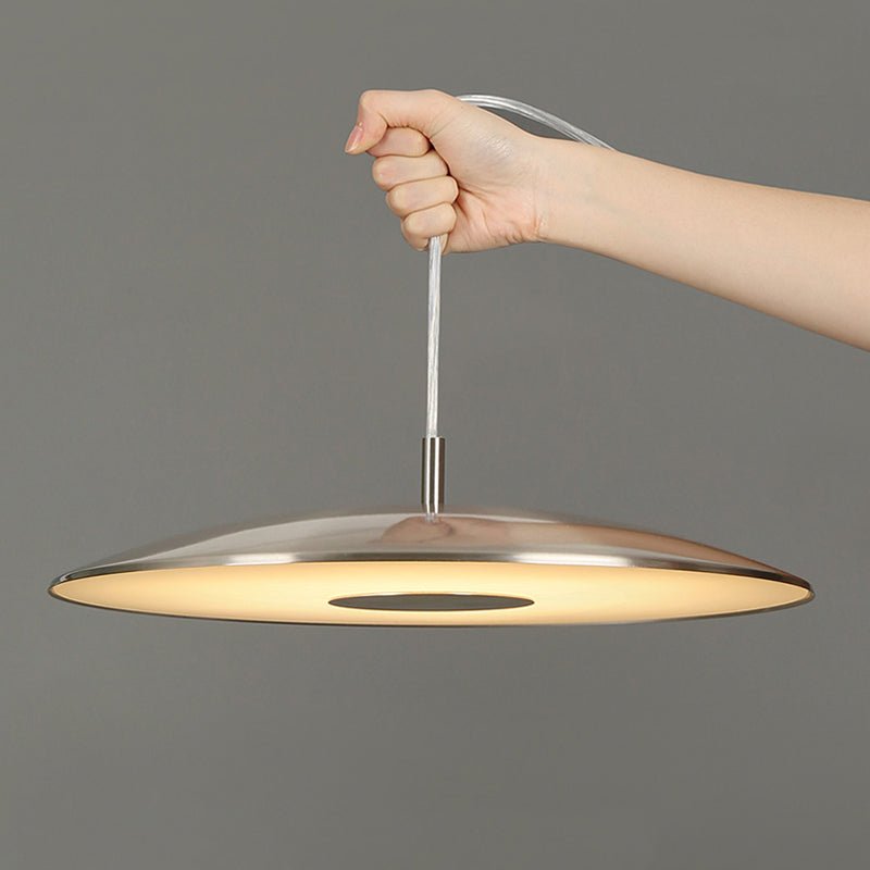 Lámpara Colgante LED Moderna de Hierro Níquel para Techo - Iluminación Decorativa para Interiores 8