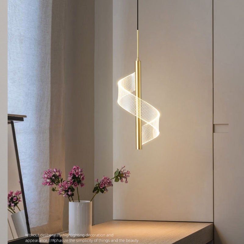 Lámpara Colgante LED Moderna de Metal – Estilo Elegante y Eficiencia Energética 1