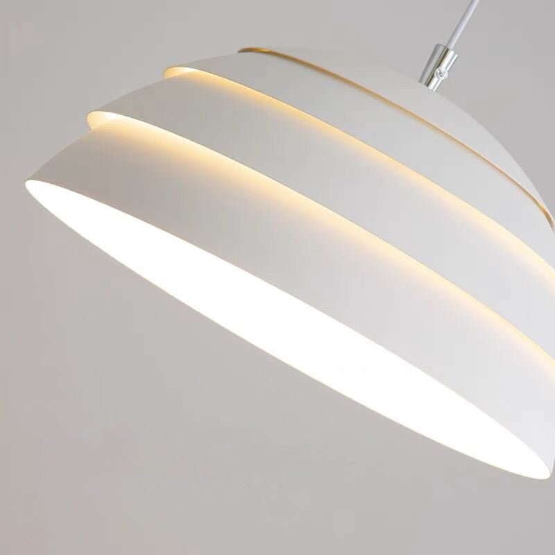 Lámpara Colgante LED de Diseño Nórdico, Cúpula de Hierro y Aluminio, Ideal para Cocinas y Restaurantes, 5W, 35cm 3