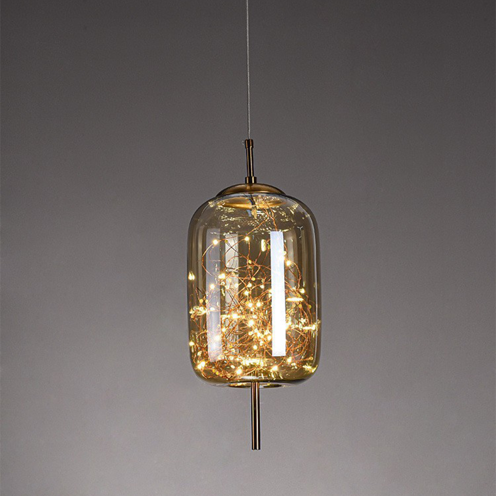 Lámpara Colgante LED de Lujo Nórdica – Diseño Moderno en Cristal 2