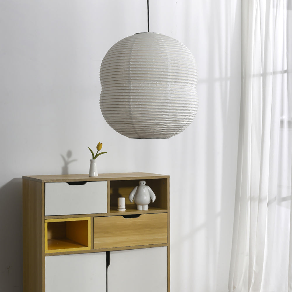 Lámpara Colgante Mini de Papel Washi Moderna, Techo Ajustable, Luz Suave y Elegante para Decoración Interior 5