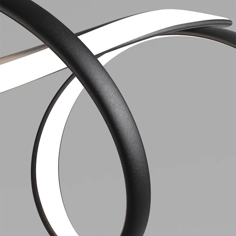 Lámpara Colgante Moderna LED Negra de Aluminio – Diseño Minimalista y Eficiente 6