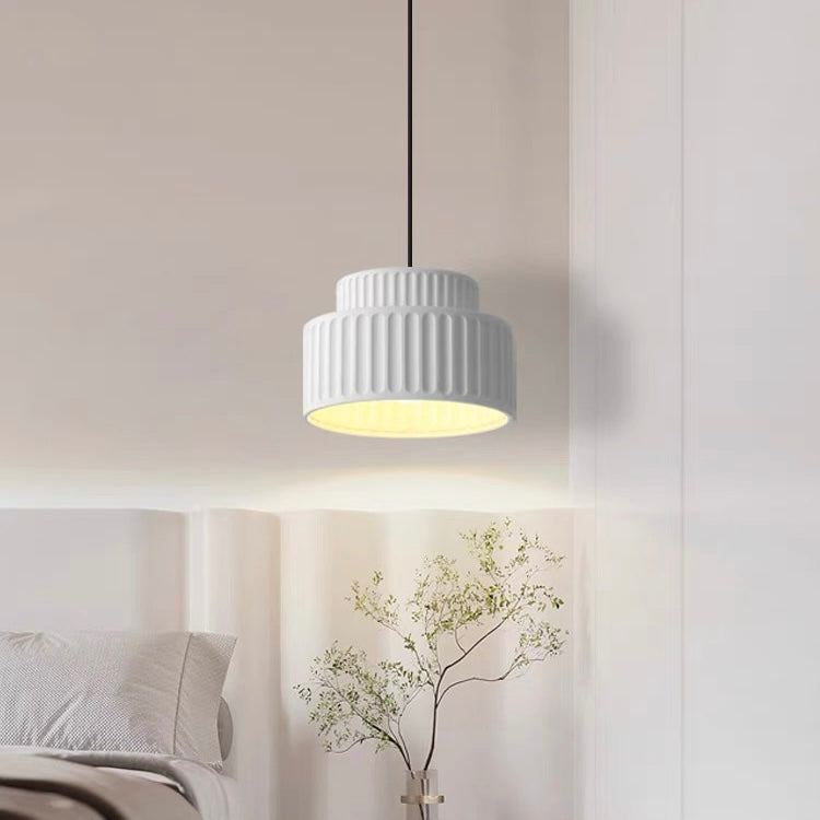 Lámpara Colgante Moderna Wabi Sabi en Crema – Diseño Nórdico Elegante 0