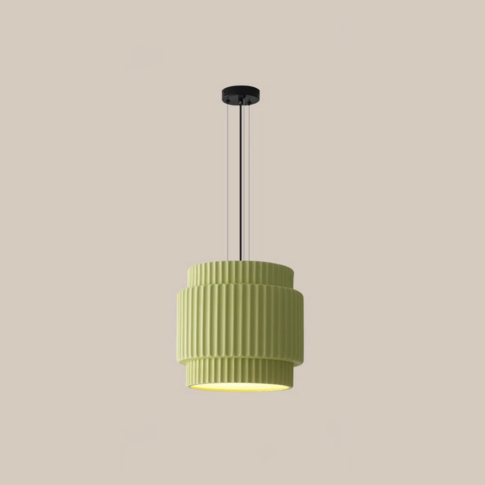 Lámpara Colgante Moderna Wabi Sabi en Crema – Diseño Nórdico Elegante 11