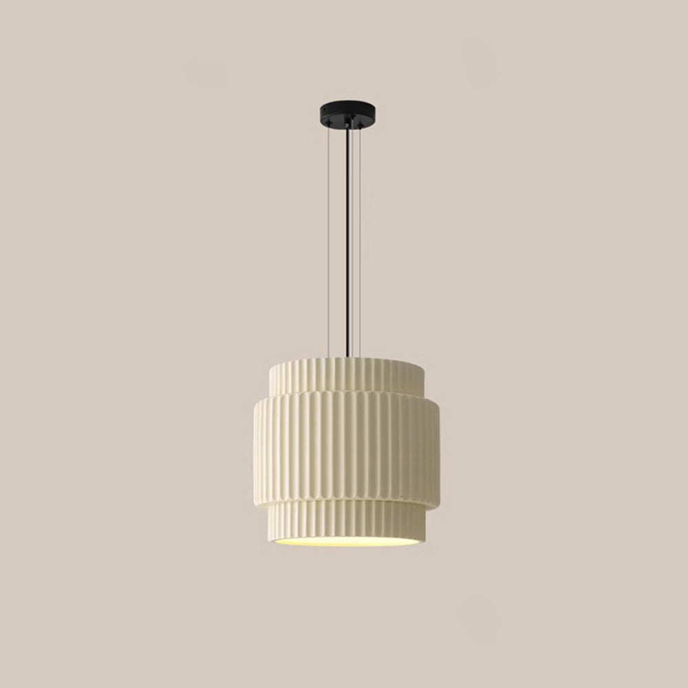 Lámpara Colgante Moderna Wabi Sabi en Crema – Diseño Nórdico Elegante 6
