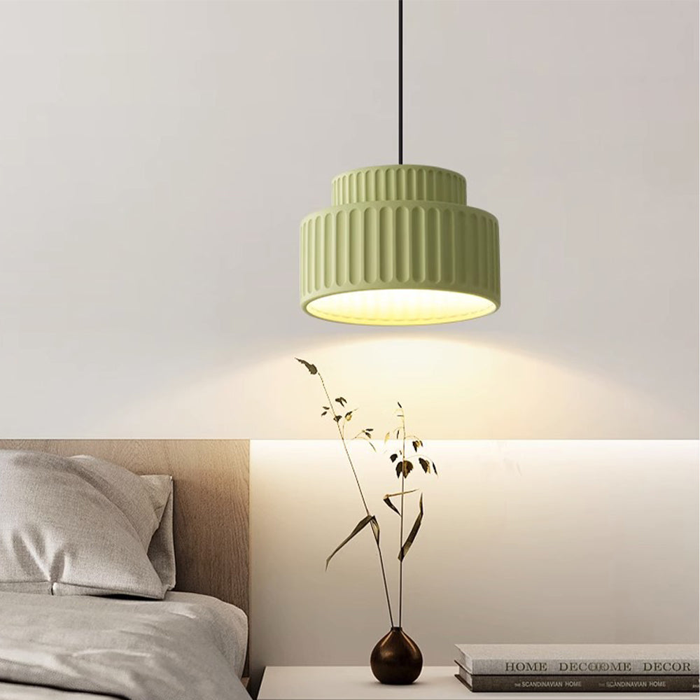 Lámpara Colgante Moderna Wabi Sabi en Crema – Diseño Nórdico Elegante 9