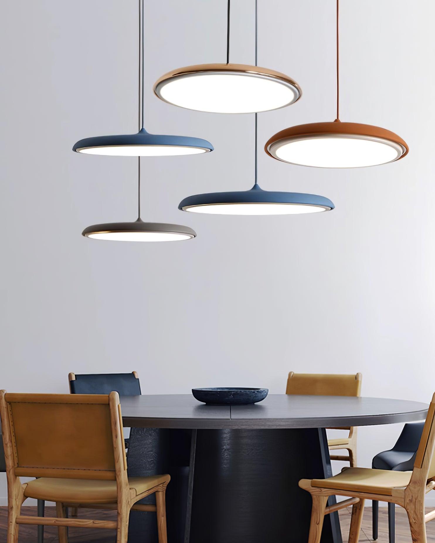 Lámpara Colgante Moderna de Metal y Acrílico con Luz Cálida - Diseño Elegante y Versátil 5