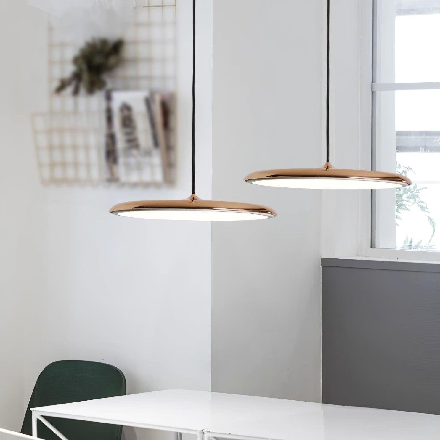 Lámpara Colgante Moderna de Metal y Acrílico con Luz Cálida - Diseño Elegante y Versátil 8