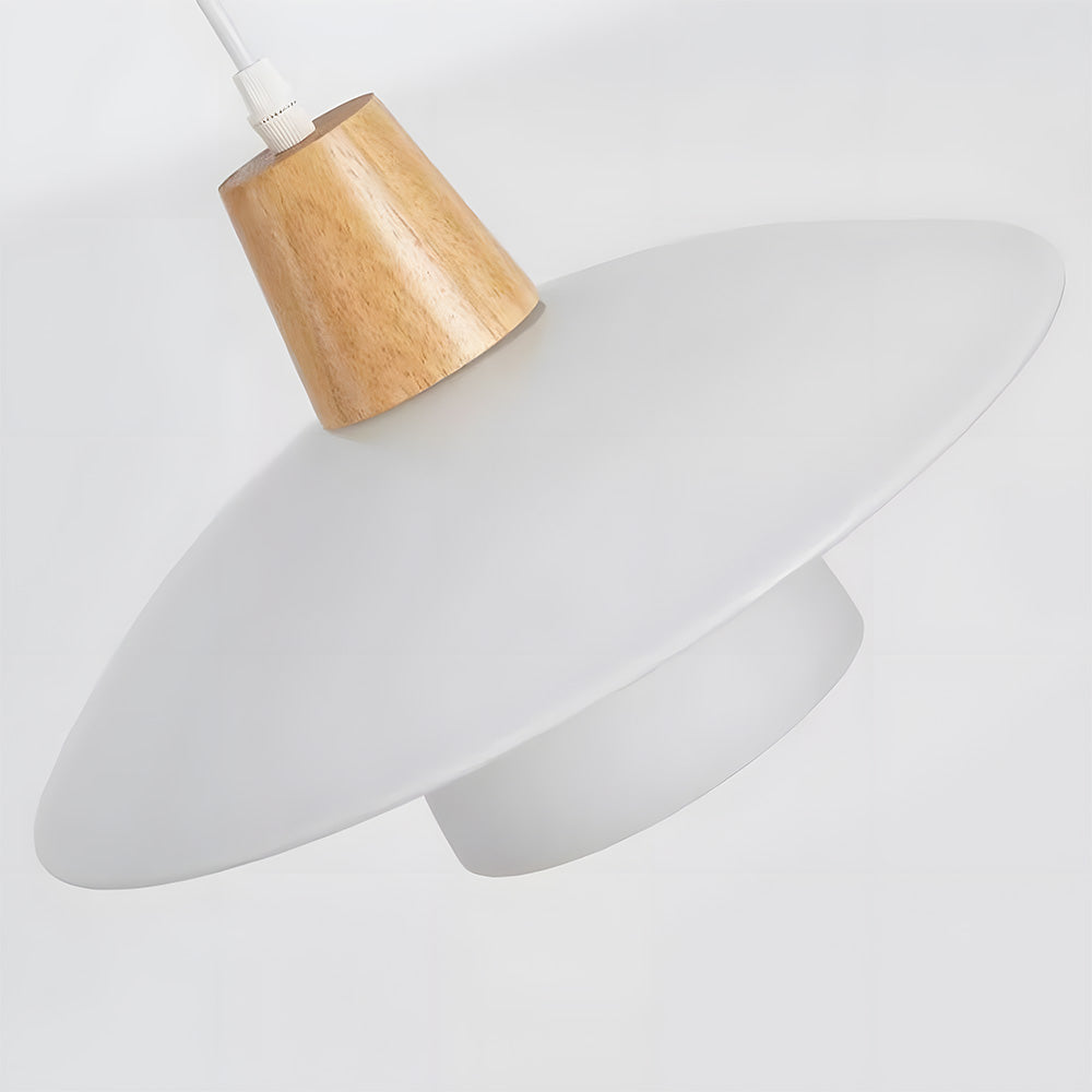 Lámpara Colgante Moderna de Vidrio Blanco para Techo, Diseño Contemporáneo Ideal para Dormitorios y Salas de Estar 7