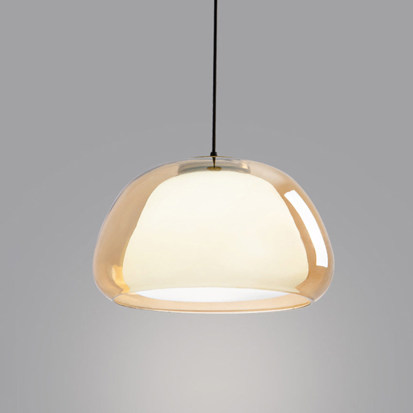 Lámpara Colgante Moderna de Vidrio Lechoso – Diseño Elegante para Iluminación Ambiental 11