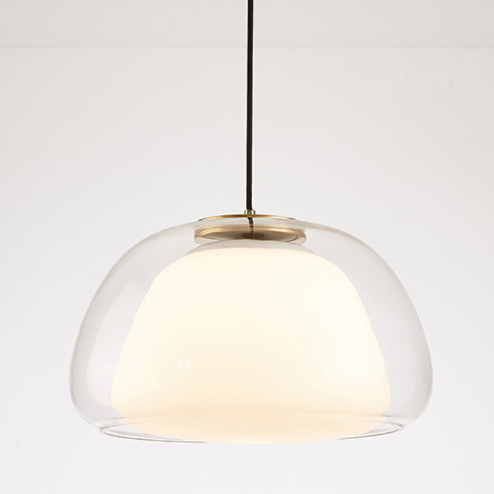 Lámpara Colgante Moderna de Vidrio Lechoso – Diseño Elegante para Iluminación Ambiental 13