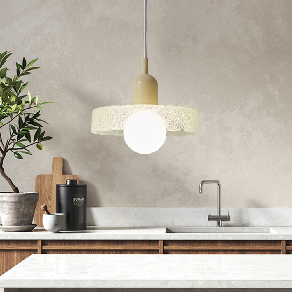 Lámpara Colgante Moderna de Vidrio Transparente para Comedor – Diseño Minimalista y Iluminación Cálida, 150 cm de Cable 0