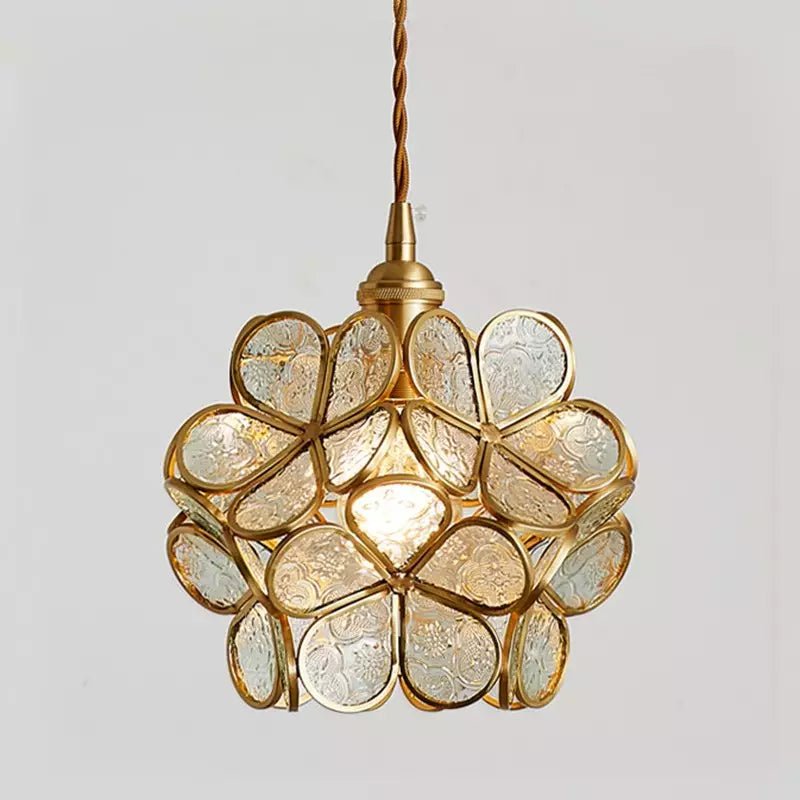 Lámpara Colgante Moderna en Forma de Flor de Acrílico y Metal – Lámpara de Techo para Iluminación Acogedora 10