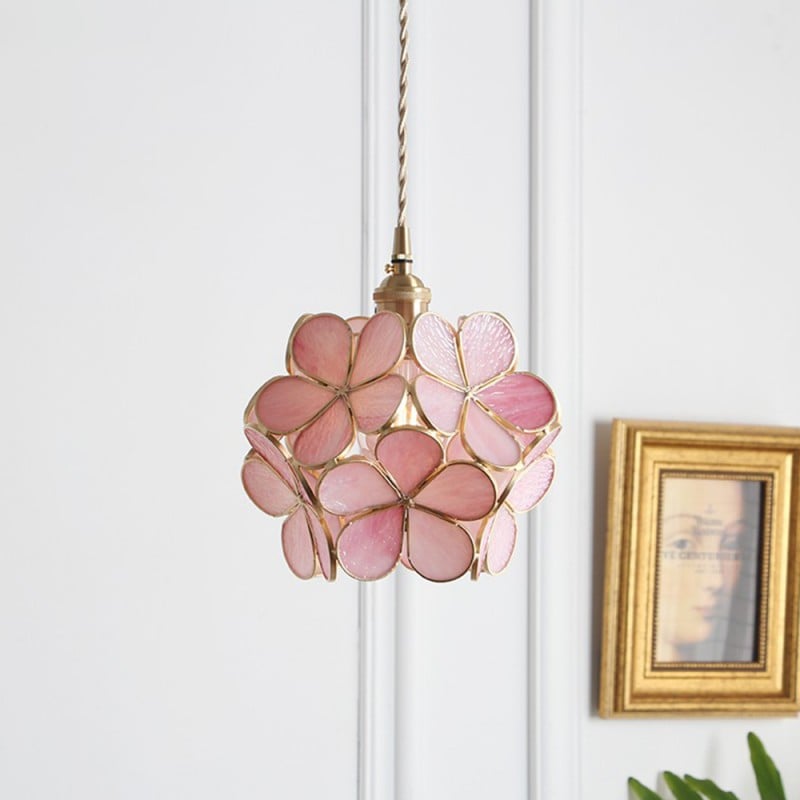 Lámpara Colgante Moderna en Forma de Flor de Acrílico y Metal – Lámpara de Techo para Iluminación Acogedora 11