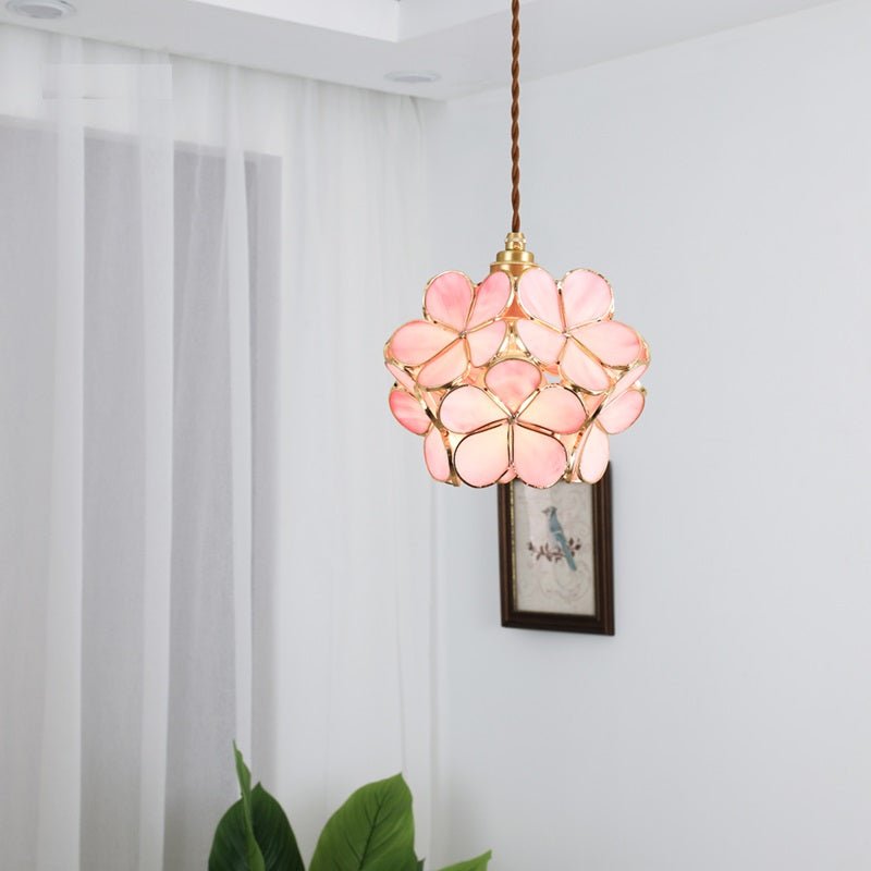 Lámpara Colgante Moderna en Forma de Flor de Acrílico y Metal – Lámpara de Techo para Iluminación Acogedora 2