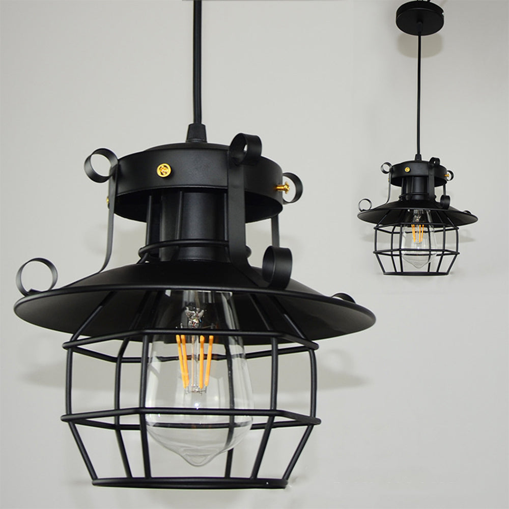 Lámpara Colgante Vintage Industrial de Hierro – Diseño Retro para Cocinas y Comedores 5
