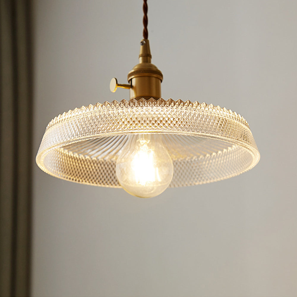 Lámpara Colgante Vintage de Vidrio para Techo – Luz Suave y Difusa Ideal para Dormitorio 4