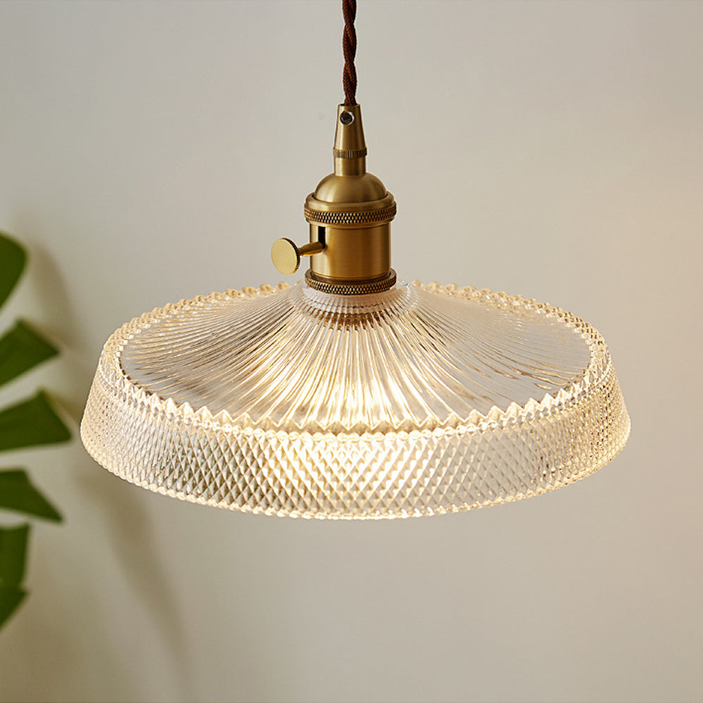 Lámpara Colgante Vintage de Vidrio para Techo – Luz Suave y Difusa Ideal para Dormitorio 5