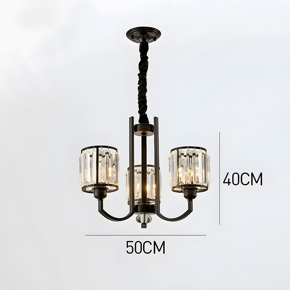 Lámpara Colgante de Cristal Chic para Sala de Estar – Diseño Elegante y Sofisticado 3