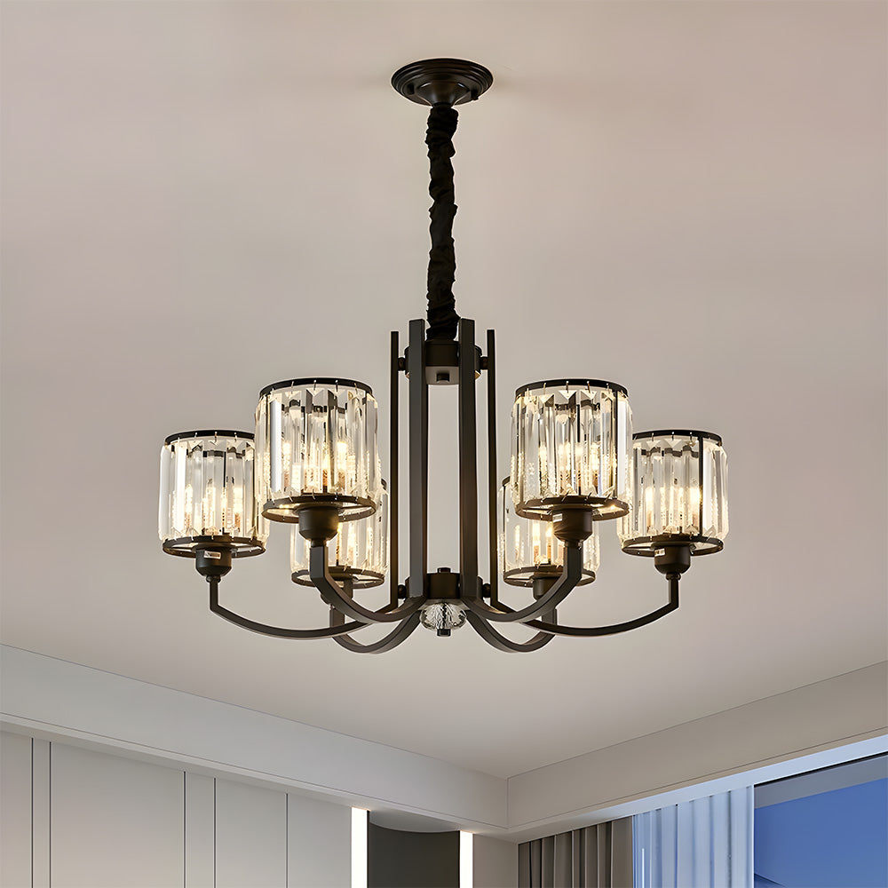 Lámpara Colgante de Cristal Chic para Sala de Estar – Diseño Elegante y Sofisticado 4