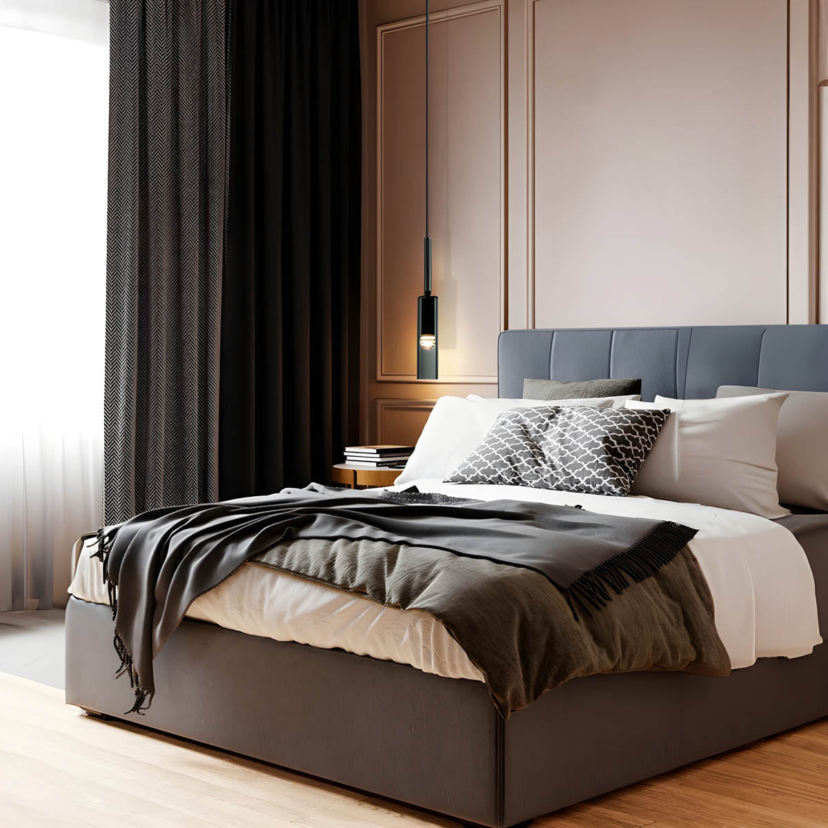 Lámpara Colgante de Cristal Minimalista con Diseño Escandinavo – 8 cm de Diámetro, 35 cm de Altura 4