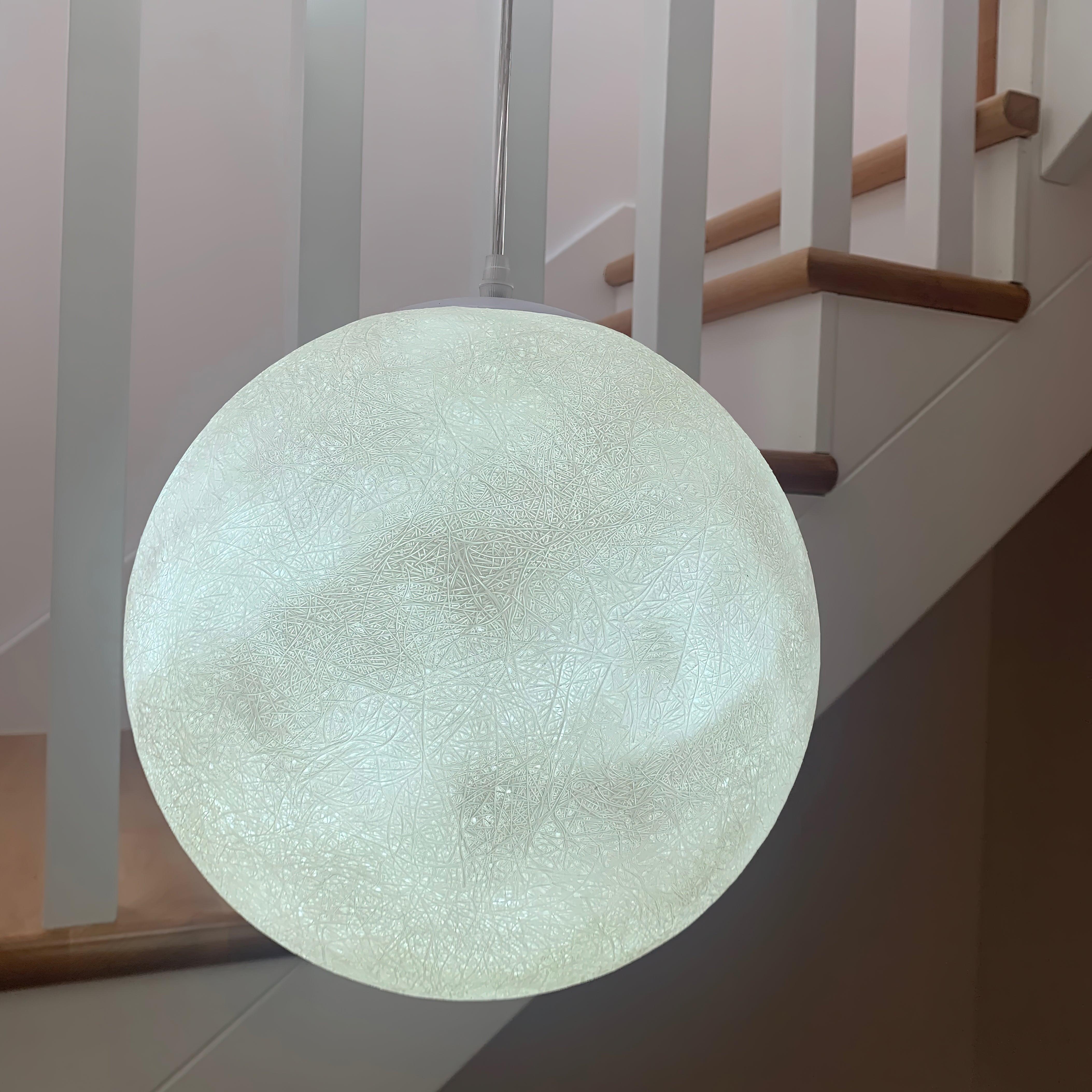 Lámpara Colgante de Diseño Lunar con Luz LED Integrada – Ideal para Decoración Interior 6