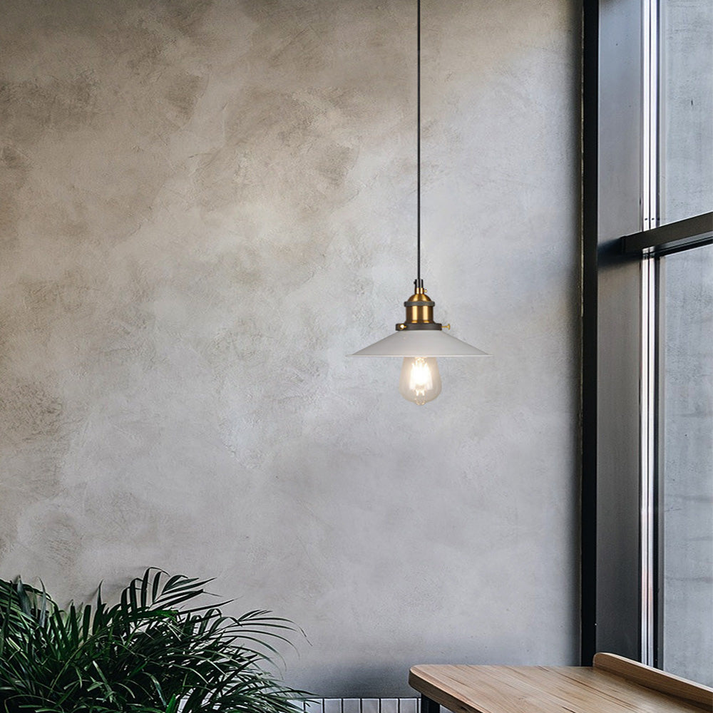 Lámpara Colgante de Diseño Minimalista Blanca para Sala de Estar 10