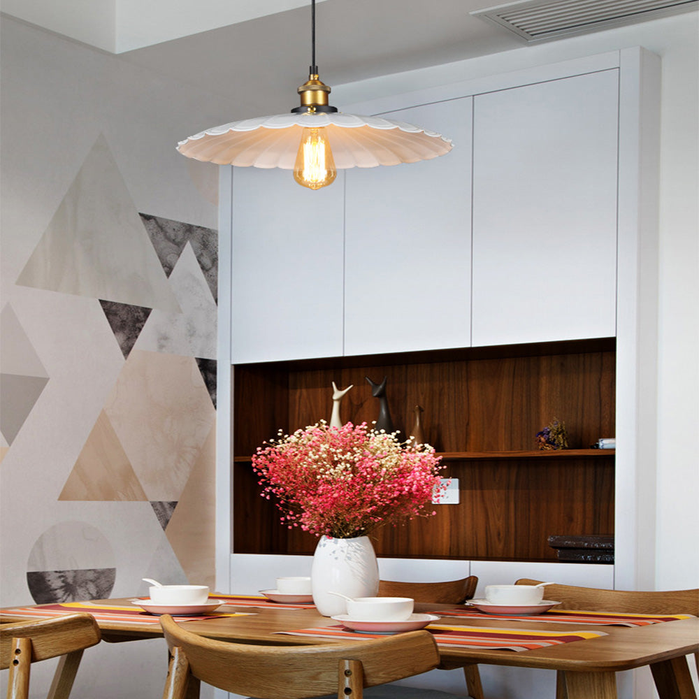 Lámpara Colgante de Diseño Minimalista Blanca para Sala de Estar 5