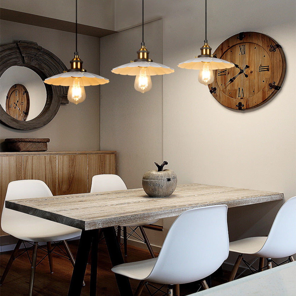 Lámpara Colgante de Diseño Minimalista Blanca para Sala de Estar 6