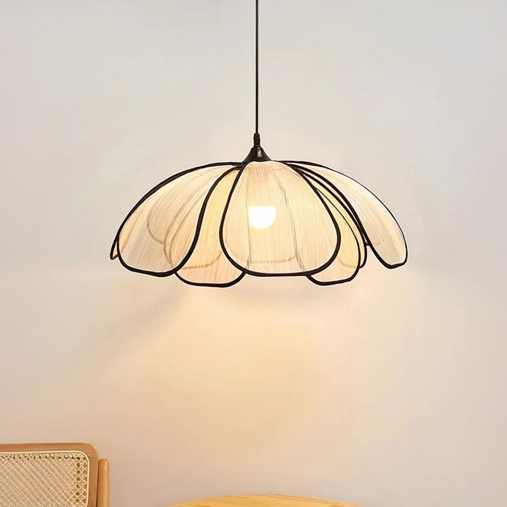 Lámpara Colgante de Diseño Moderno en Fibra para Sala de Estar – Iluminación Elegante y Duradera 1
