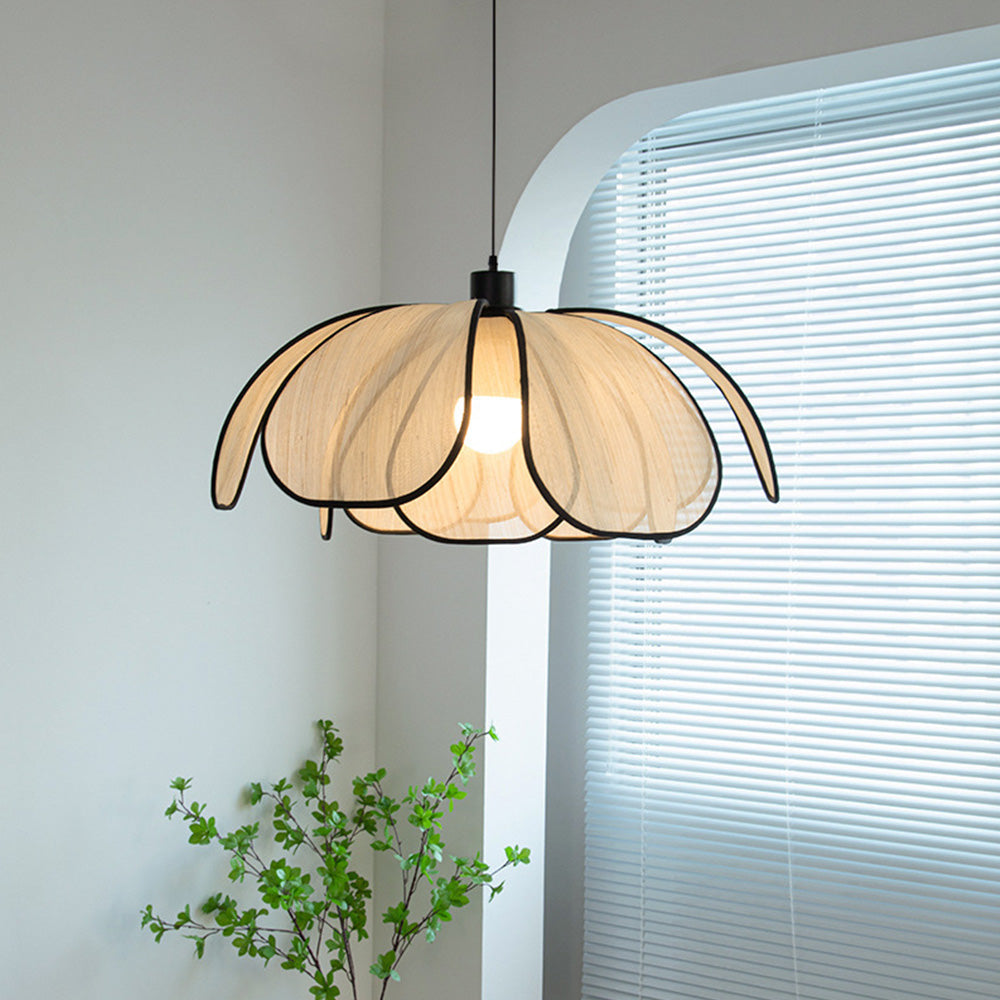 Lámpara Colgante de Diseño Moderno en Fibra para Sala de Estar – Iluminación Elegante y Duradera 7