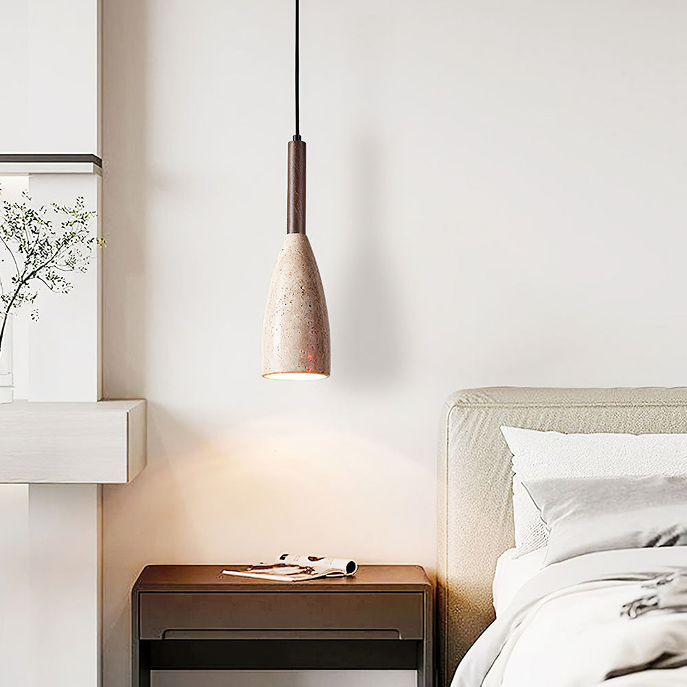 Lámpara Colgante de Estilo Nórdico para Cocina y Comedor - Diseño Minimalista en Mármol y Madera 2