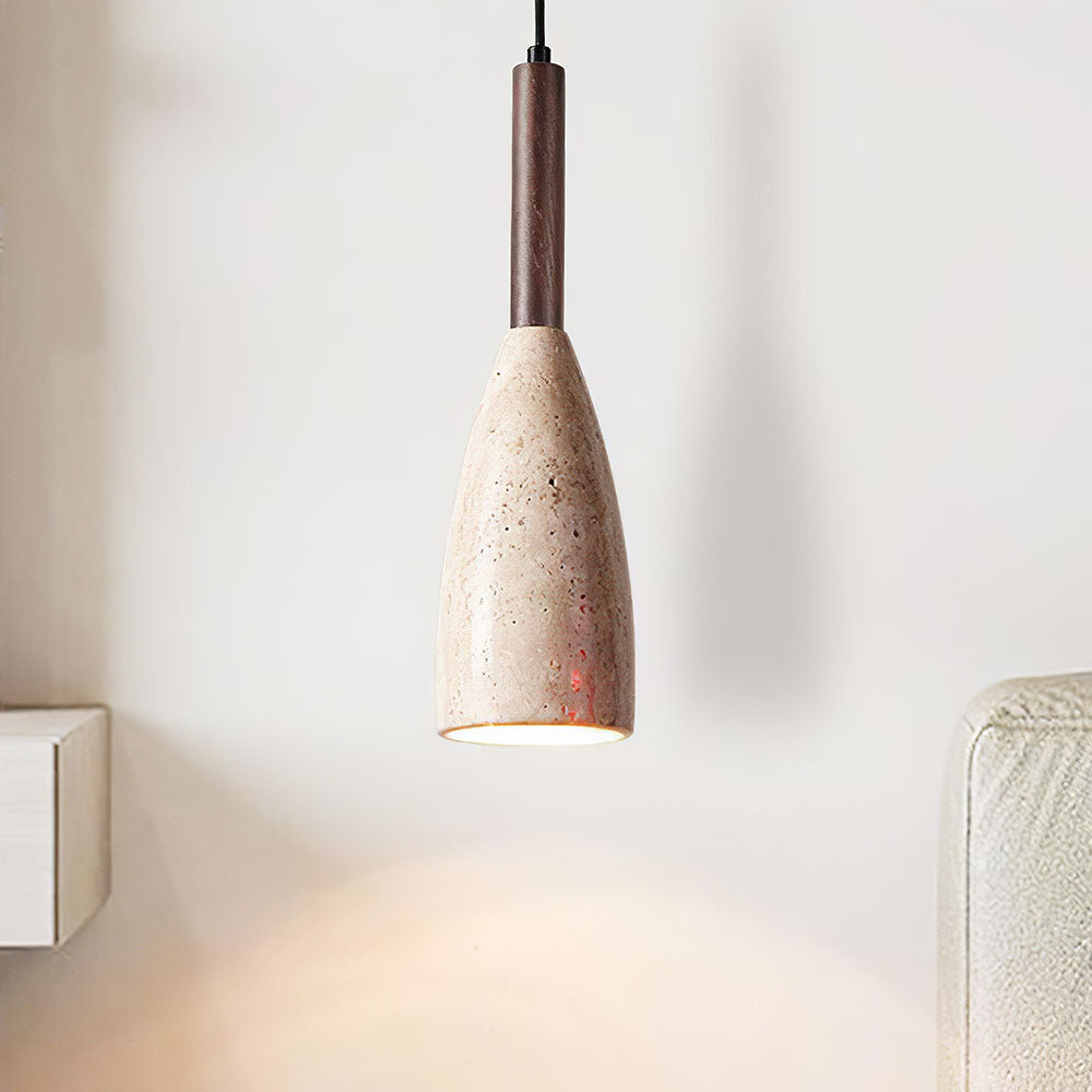 Lámpara Colgante de Estilo Nórdico para Cocina y Comedor - Diseño Minimalista en Mármol y Madera 4