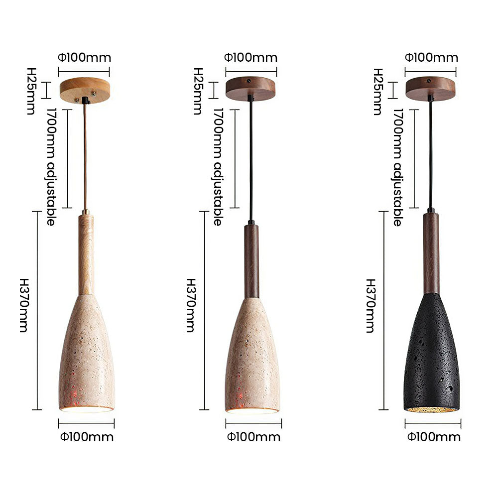 Lámpara Colgante de Estilo Nórdico para Cocina y Comedor - Diseño Minimalista en Mármol y Madera 8