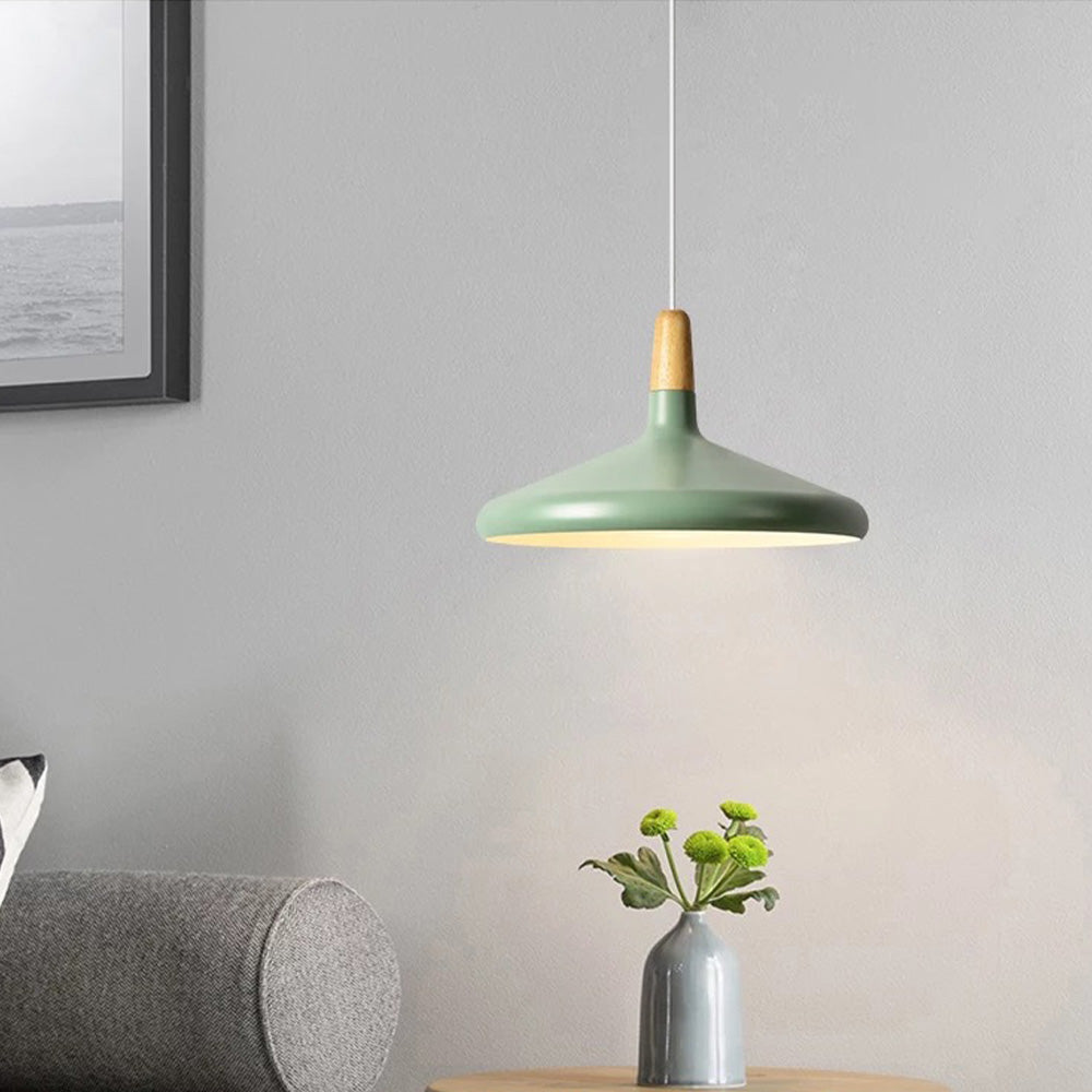 Lámpara Colgante de Madera Creativa Estilo Nórdico – Diseño Minimalista para Iluminar Tu Hogar 15