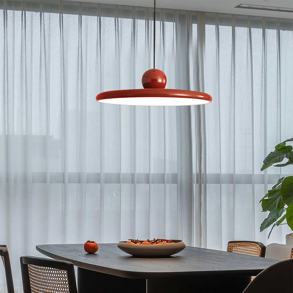 Lámpara Colgante de Metal Nordic Lola con Acabado Minimalista y Luz LED 8