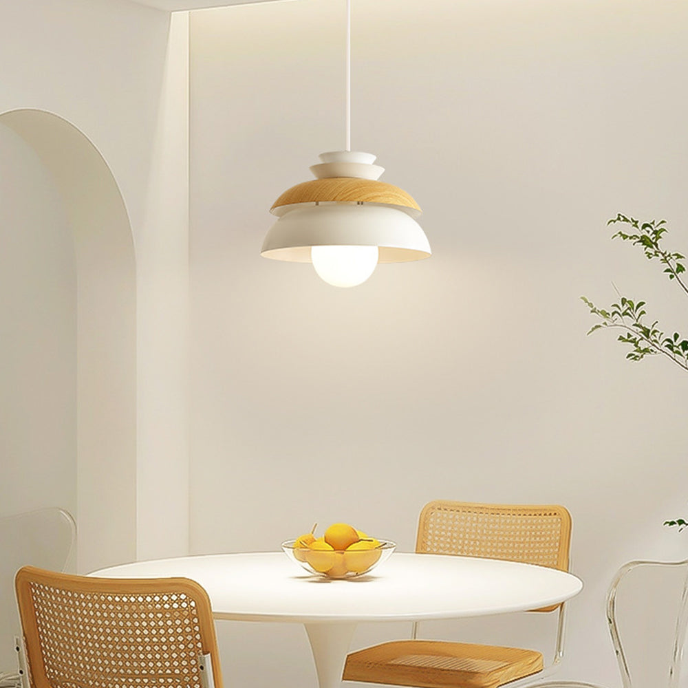 Lámpara Colgante de Metal en Diseño Moderno con Cúpula – Elegante y Duradera 10