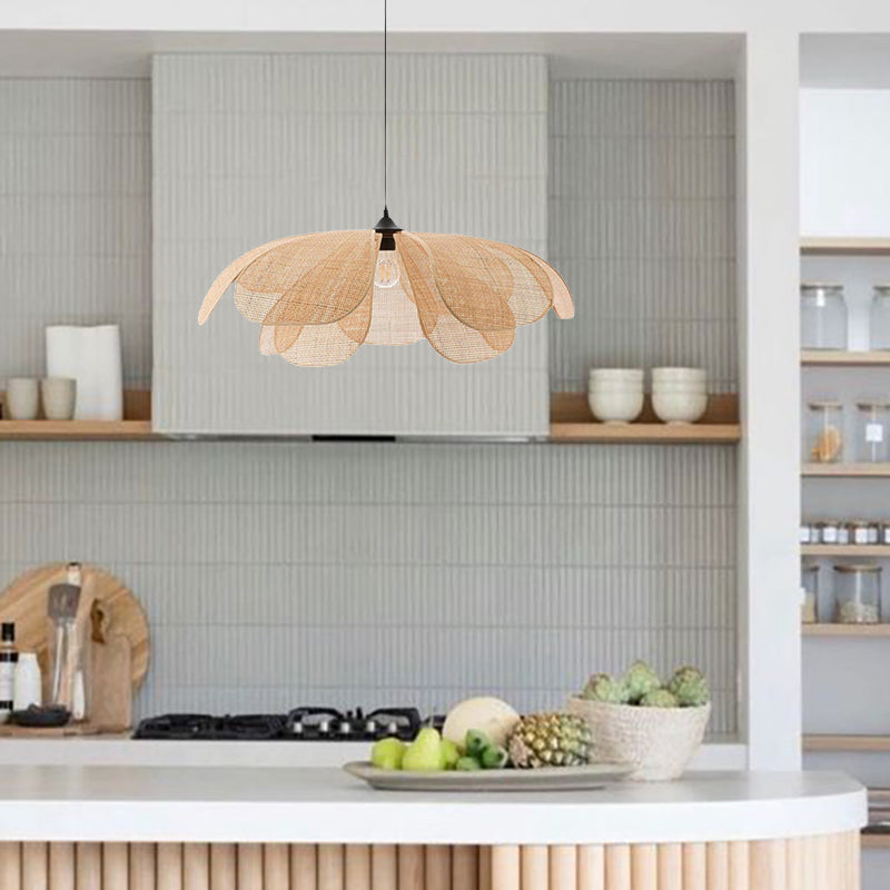 Lámpara Colgante de Ratan con Diseño Rústico y Acabado Natural – Ideal para Interiores Boho 7