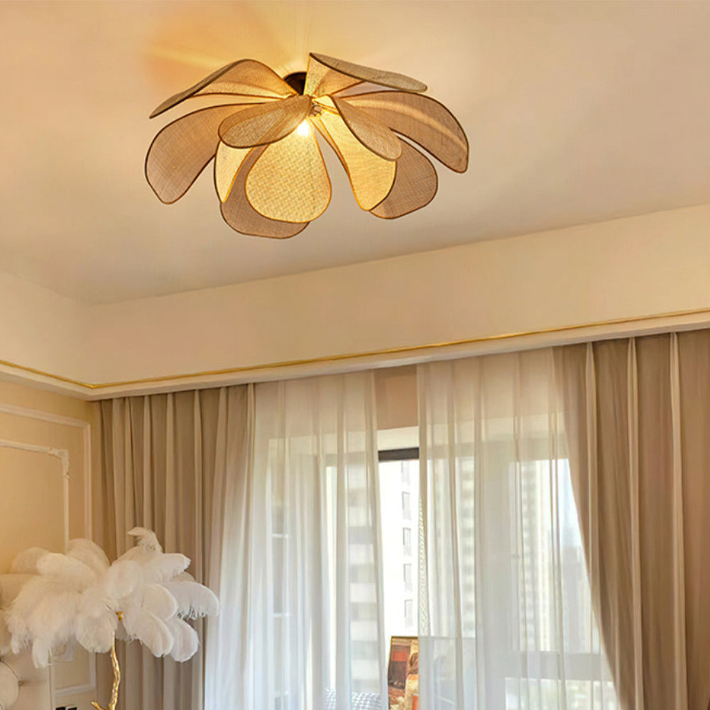 Lámpara Colgante de Ratan con Diseño Rústico y Acabado Natural – Ideal para Interiores Boho 9