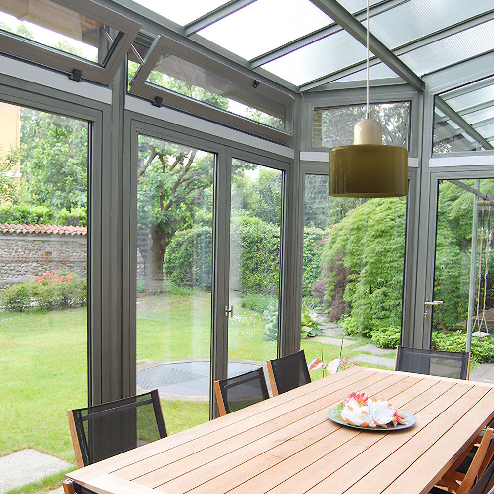 Lámpara Colgante de Vidrio Bauhaus – Lámpara de Techo Moderna con Diseño Minimalista y Longitud Ajustable de 150 cm 1