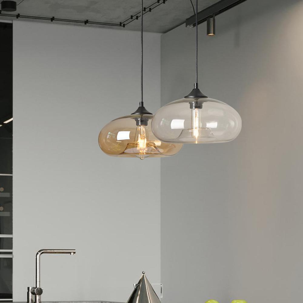 Lámpara Colgante de Vidrio Colorido para Comedor – Diseño Único y Artístico 5